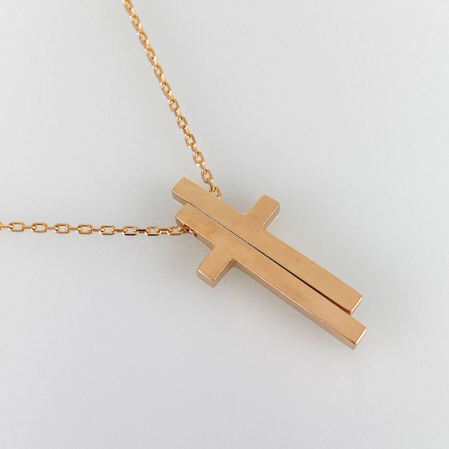 GUCCI Separate cross Necklace – kingram-japan