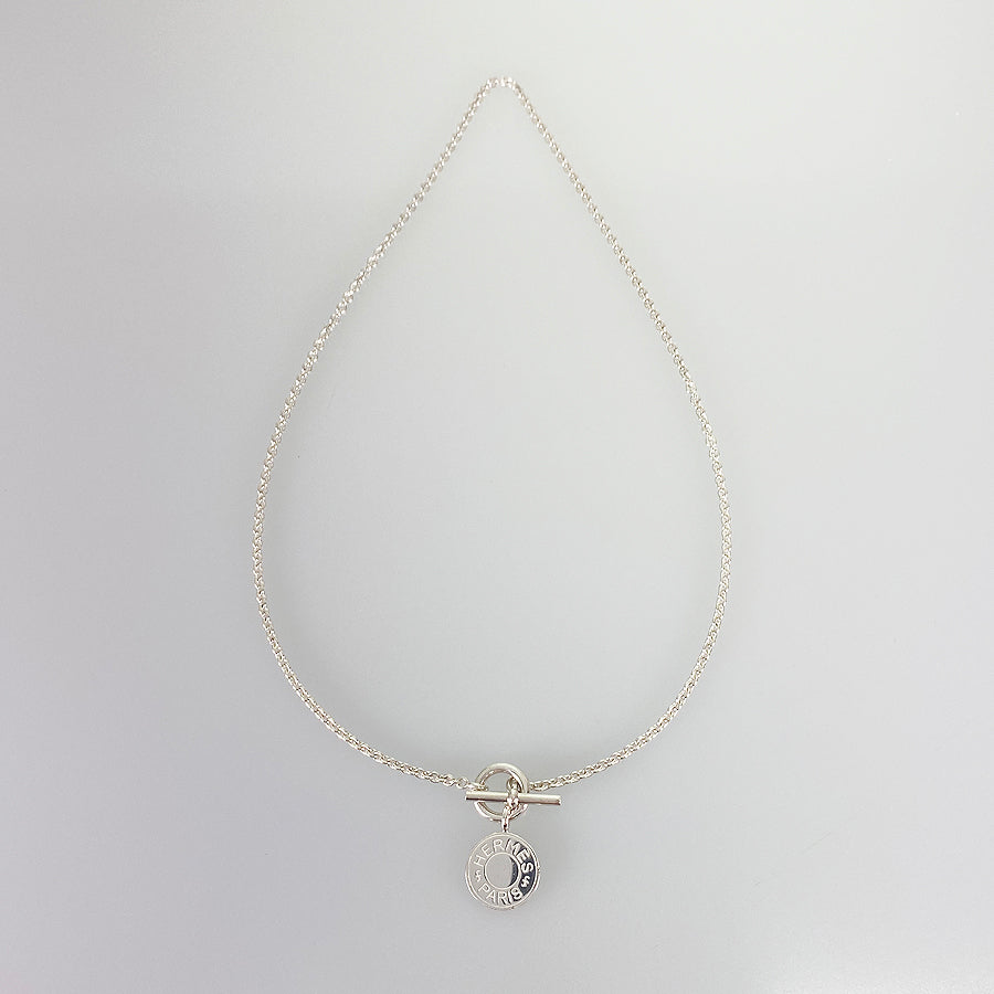 HERMES Sellier Amulet Necklace – kingram-japan