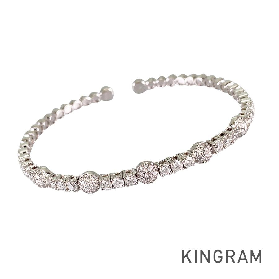 Bangle White gold diamond – kingram-japan
