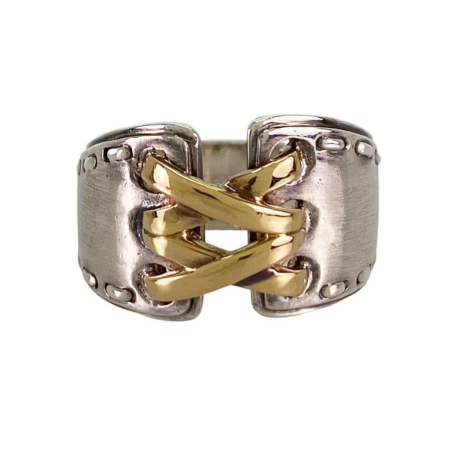 HERMES Mexican double corset Ring – kingram-japan
