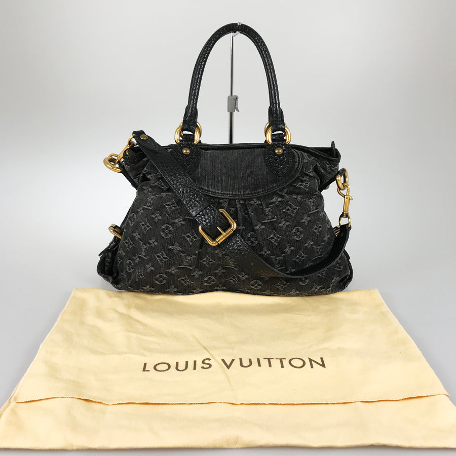 LOUIS VUITTON Monogram Denim Neo Cabby MM M95351 Hand bag