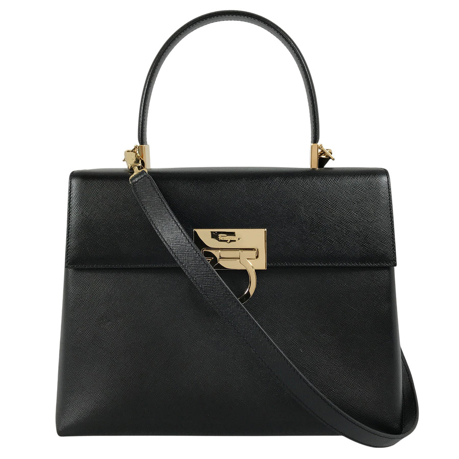Salvatore Ferragamo Gancini Hand bag – kingram-japan