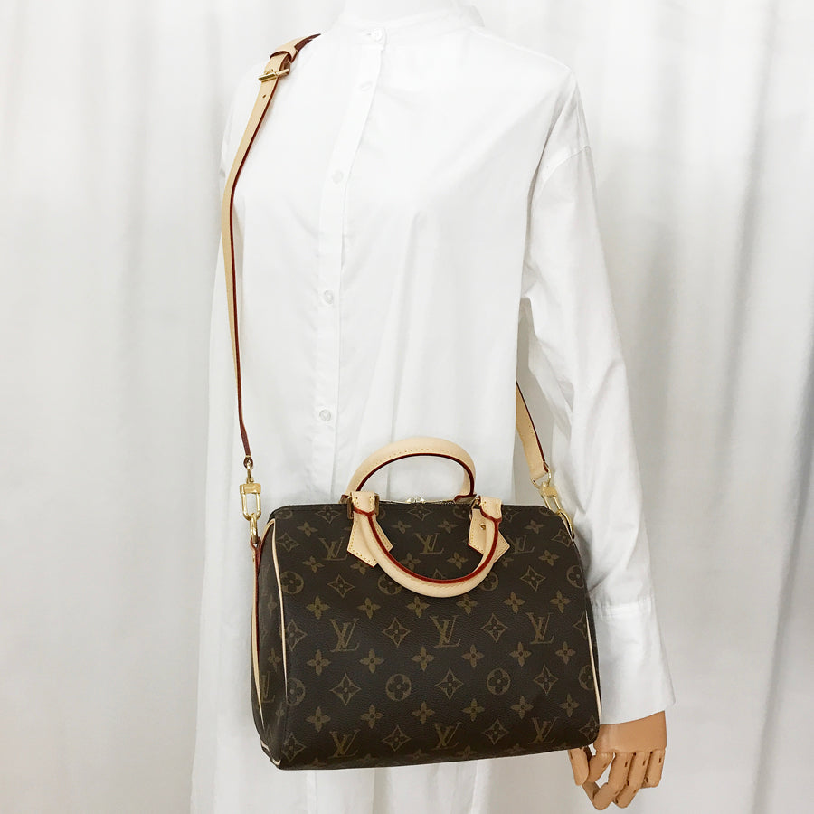 LOUIS VUITTON Monogram Speedy Bandouliere 20 M46222 Hand bag