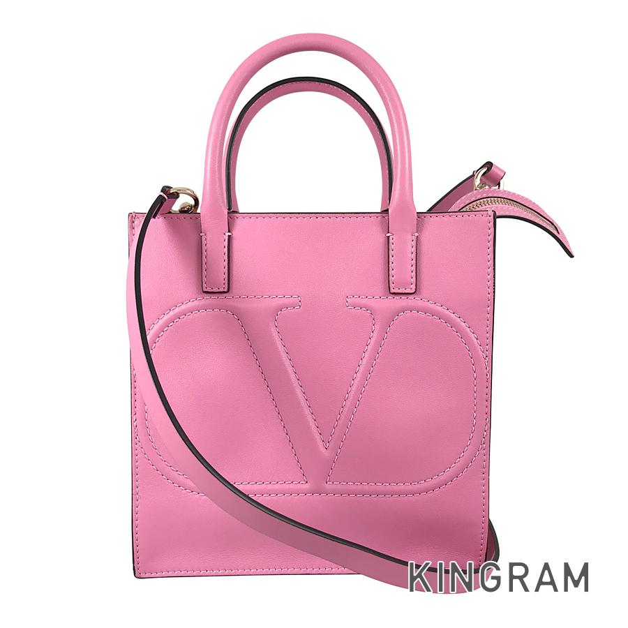VALENTINO GARAVANI V Logo Walk Small Hand bag – kingram-japan
