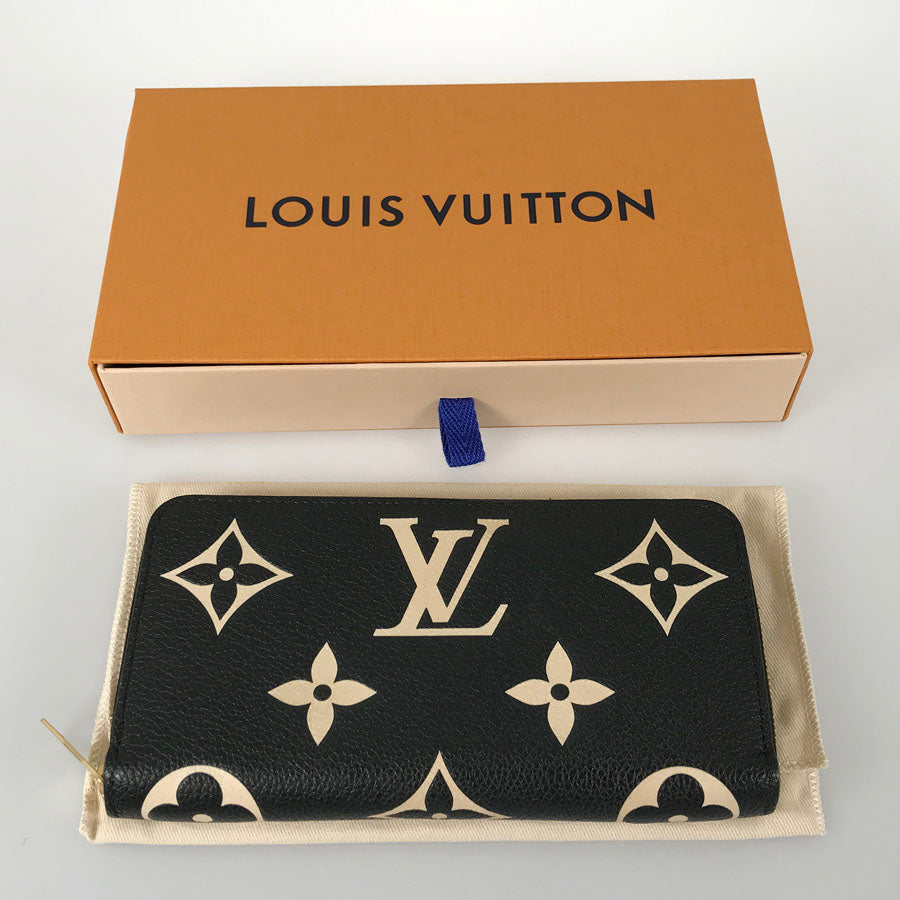 LOUIS VUITTON Monogram Empreinte Bicolor Zippy Wallet M80481 Long