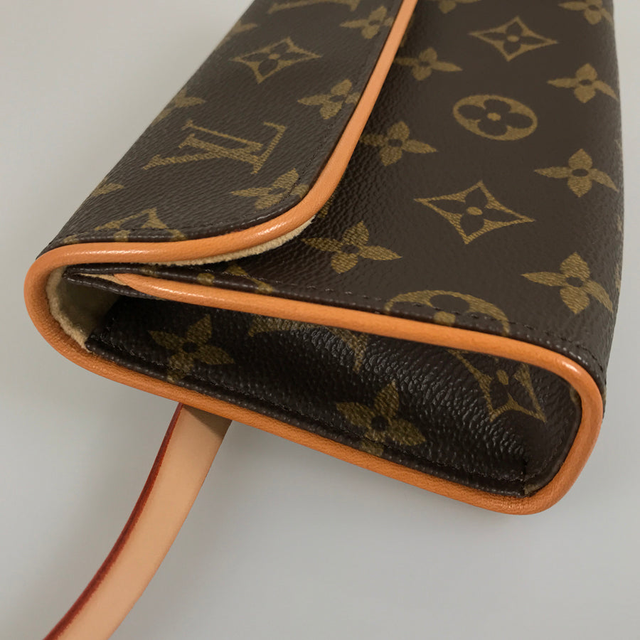 LOUIS VUITTON Monogram Pochette Florentine M51855 Waist pouch