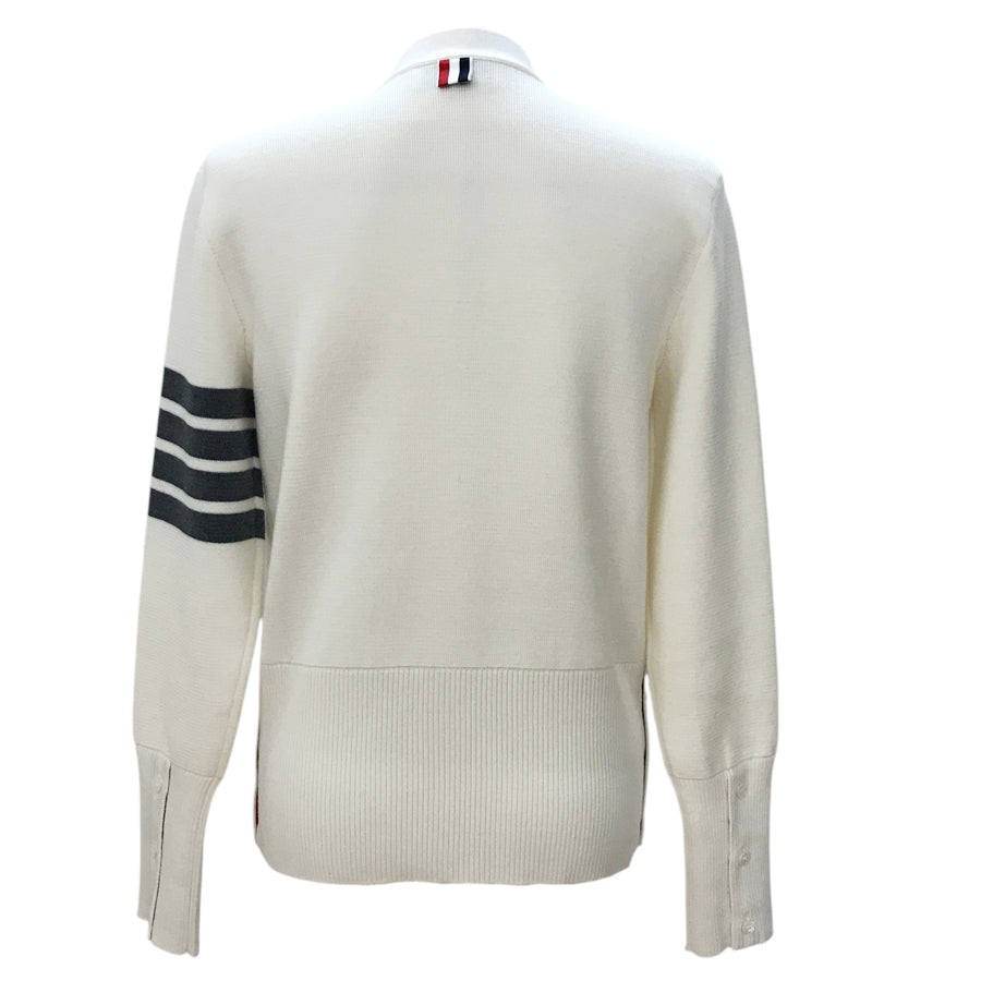 THOM BROWNE 4-BAR V-neck FKC207A-00014-100 Women's Cardigan