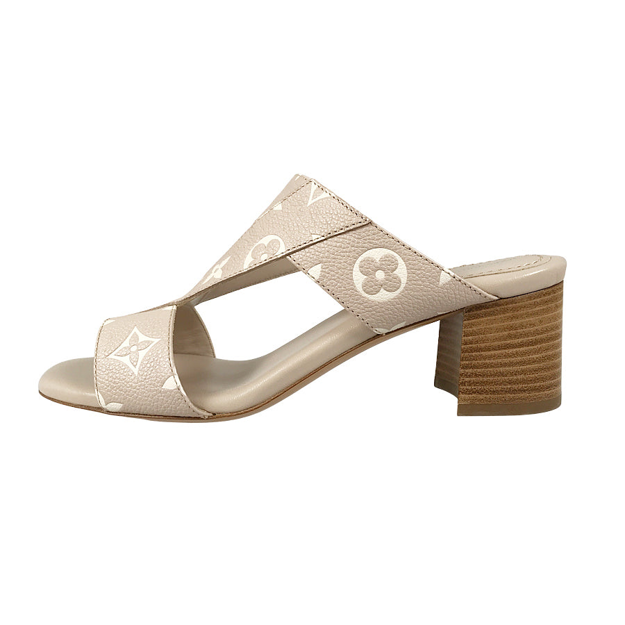 LOUIS VUITTON Monogram Empreinte Croisiere Women's Sandals