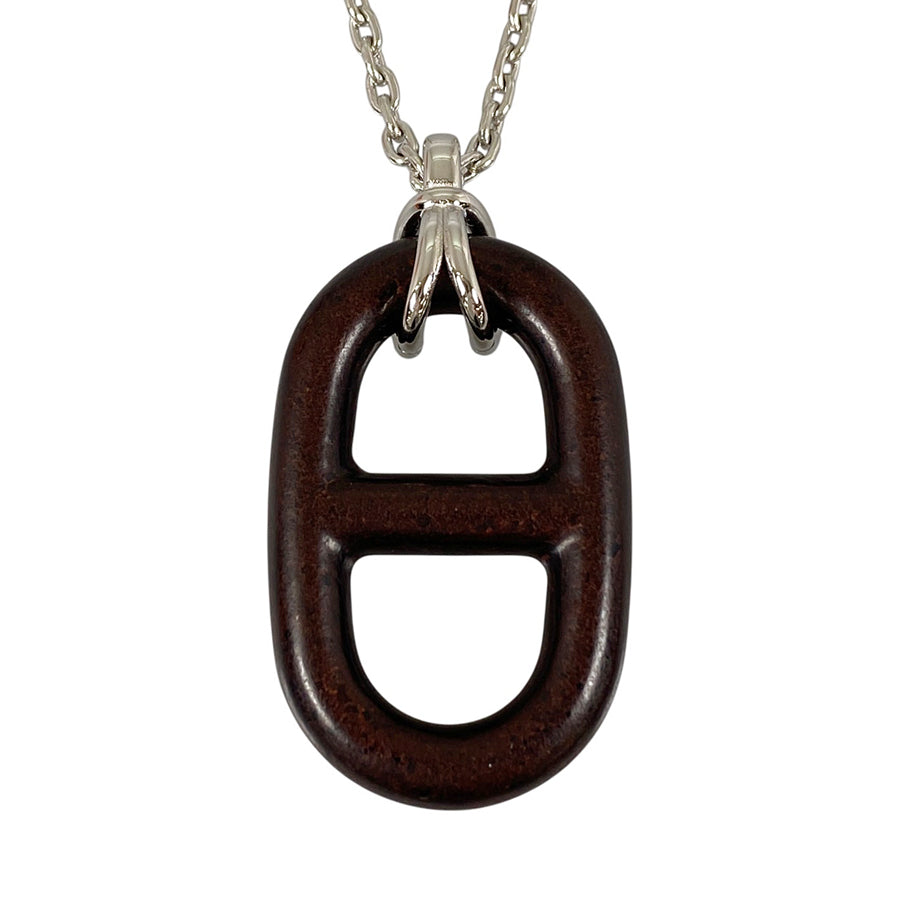 HERMES Chaine d'Ancre Long necklace – kingram-japan