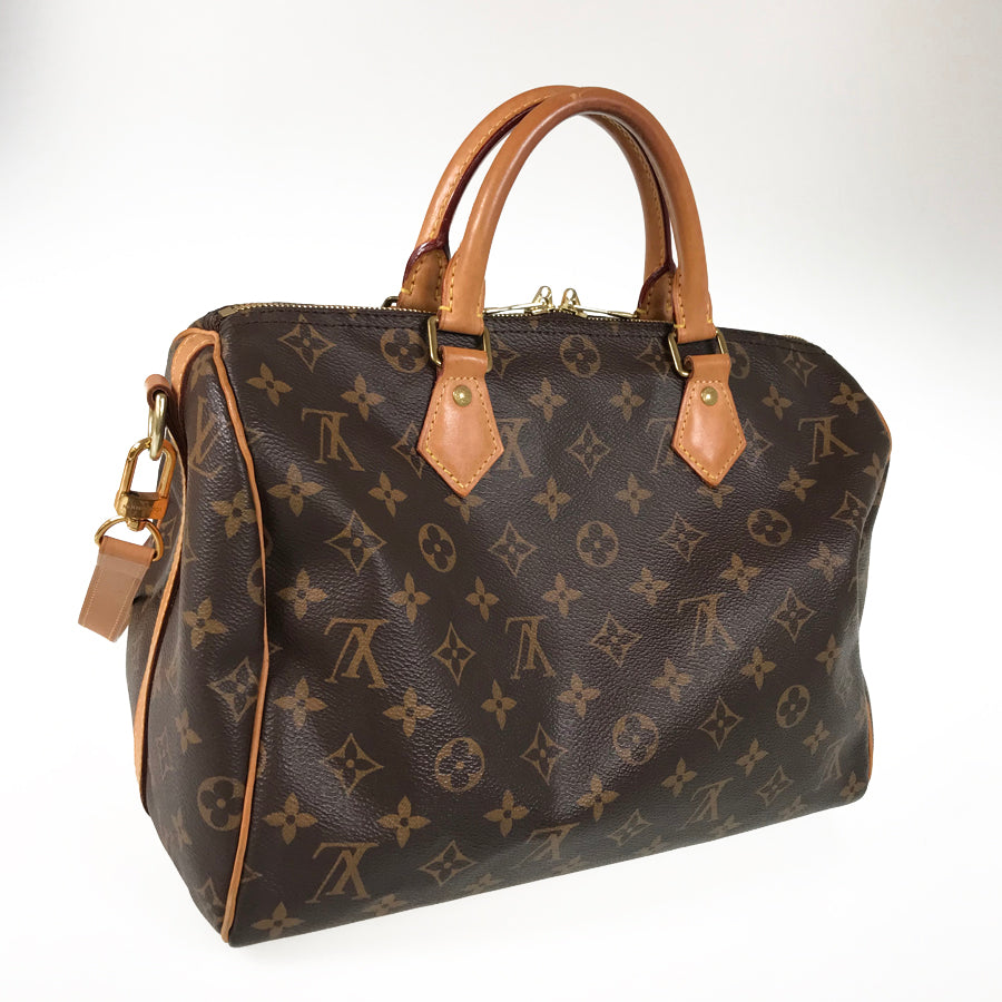 LOUIS VUITTON Monogram Speedy Bandouliere 30 M41112 Hand bag