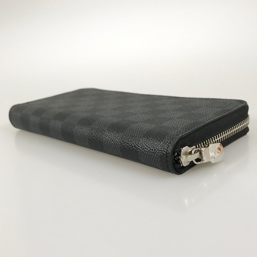 LOUIS VUITTON Damier Graphite Zippy Wallet Horizontal N00056 Long