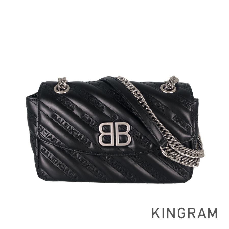 BALENCIAGA BB Round ChainShoulder Shoulder Bag – kingram-japan