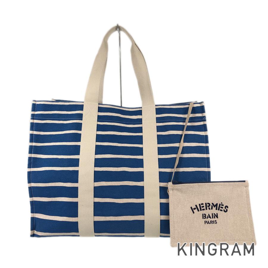 HERMES beach back Tote bag