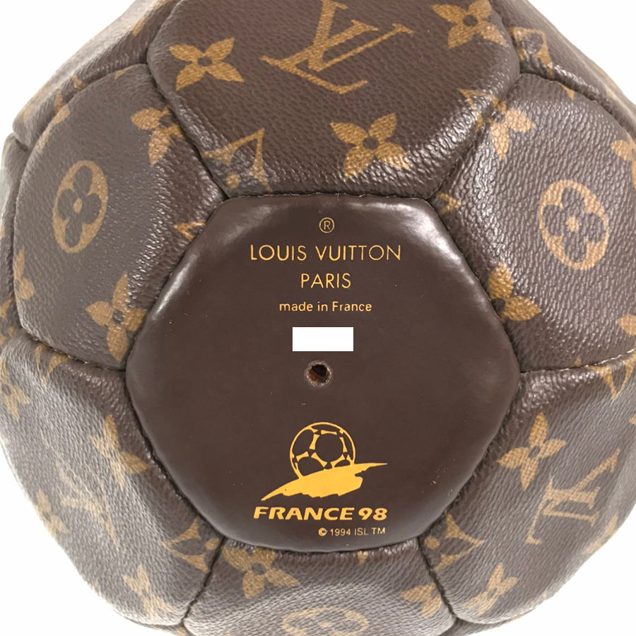 LOUIS VUITTON Monogram Soccer Ball 1998 World Cup Commemorative