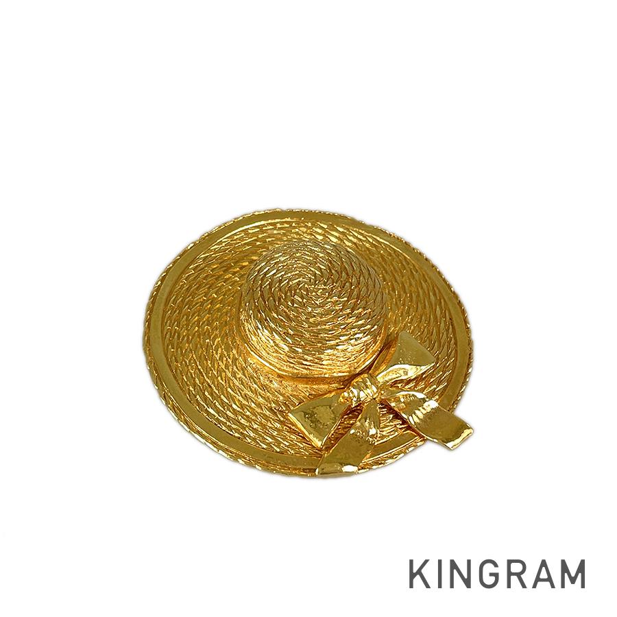 CHANEL straw hat motif Brooch – kingram-japan