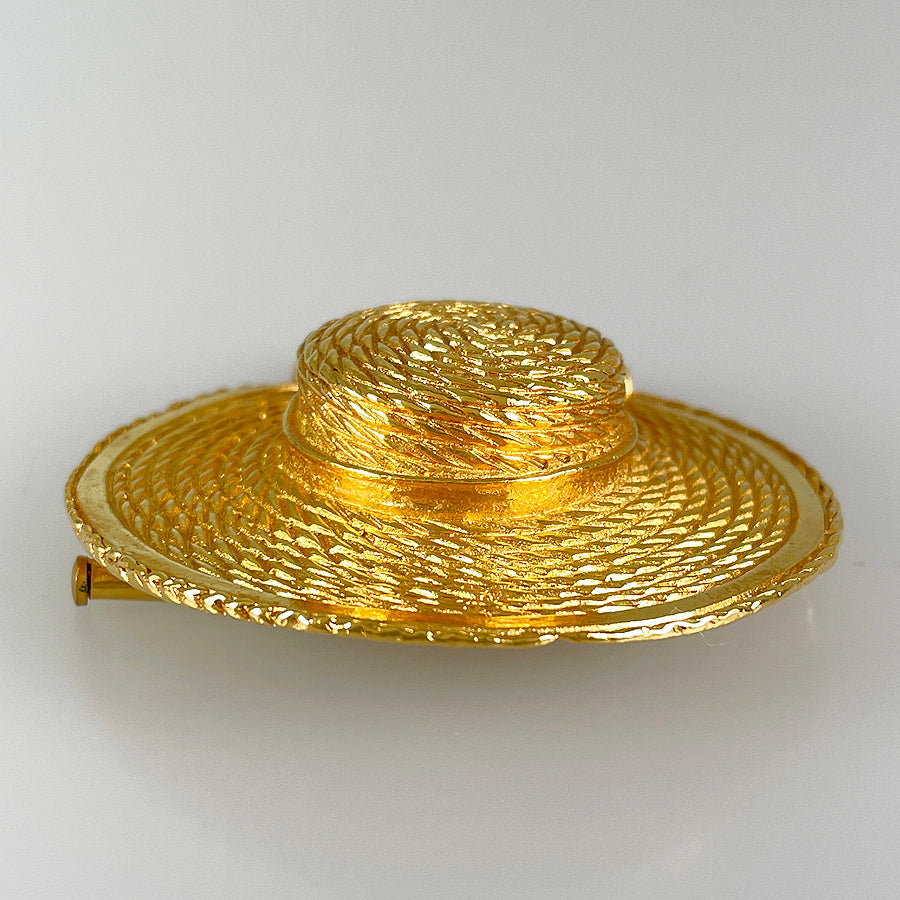 kingram-japan Chanel Straw Hat Motif Brooch