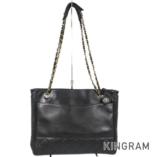 CHANEL Luxury Line Bowling Bag SilverHardware Boston bag – kingram-japan