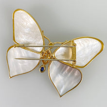 Load image into Gallery viewer, MAUBOUSSIN Butterfly Motif Cleaned Brooch
