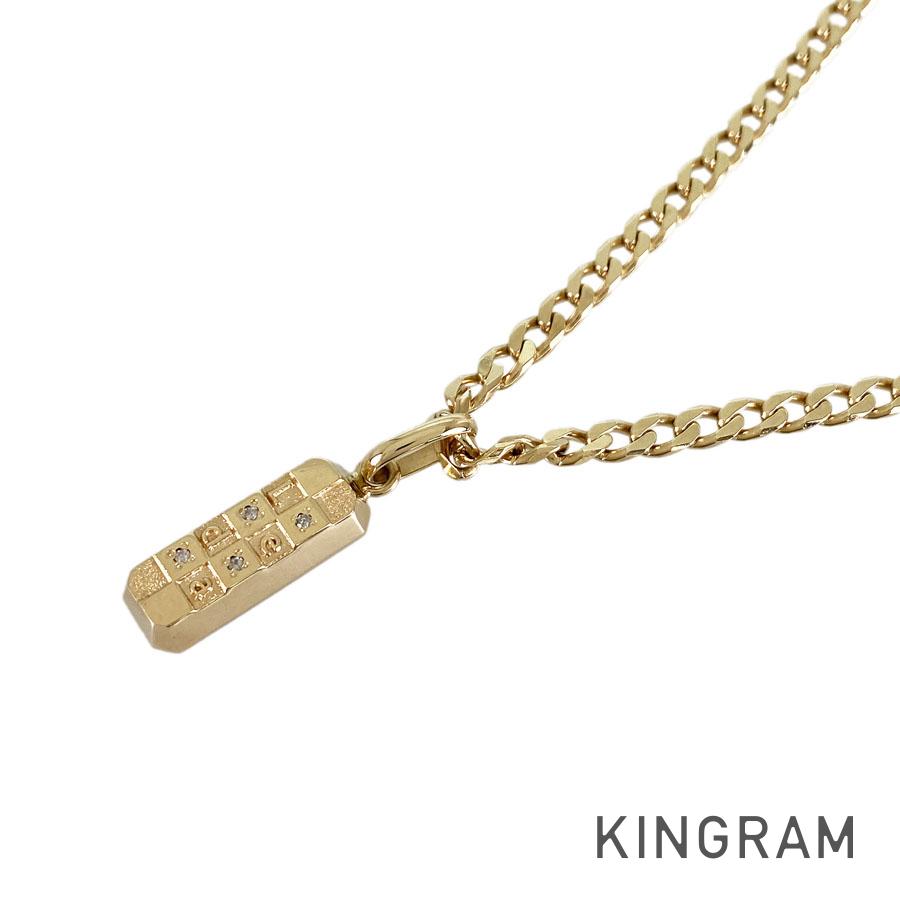 Necklace Yellow gold diamond – kingram-japan