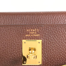 Load image into Gallery viewer, HERMES □A carved seal made in 1997 2WAY Shoulder Bag Gold Hardware Handbag
