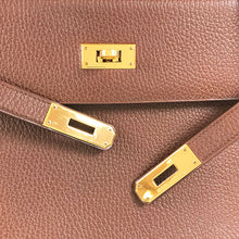 Load image into Gallery viewer, HERMES □A carved seal made in 1997 2WAY Shoulder Bag Gold Hardware Handbag
