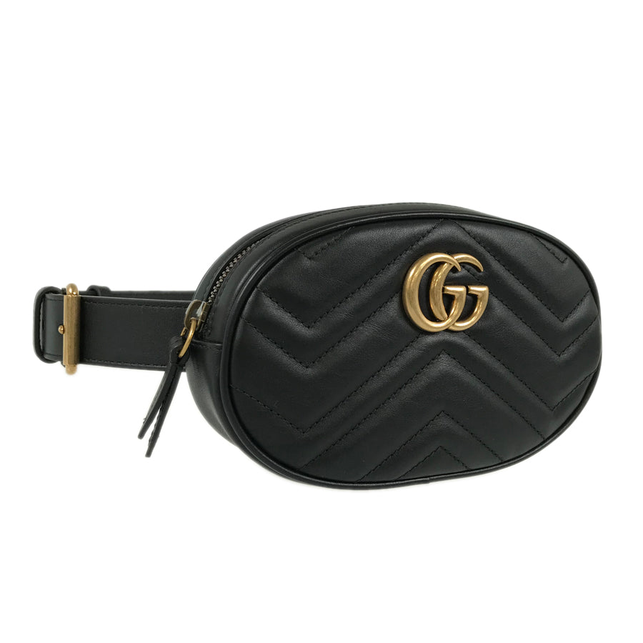 Gucci Brown Monogram GG Waist Pouch Fanny Pack Belt bag Leather ref.337736  - Joli Closet