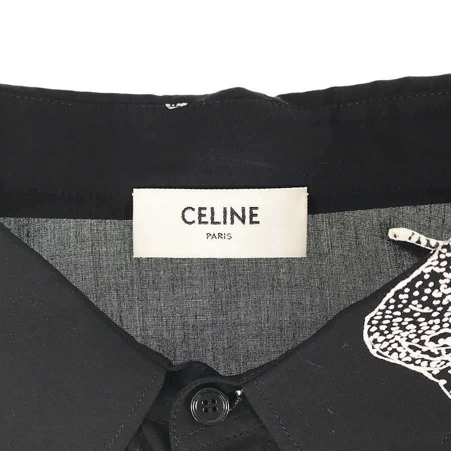 CELINE By Hedi Slimane by Hedi Slimane Animal Pattern Men's shirt