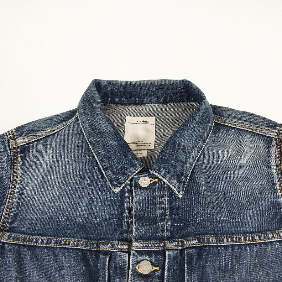 VISVIM 19 Stainless Steel 101 JKT DMGD- 1001 G Jean Men's Denim Jacket –  kingram-japan