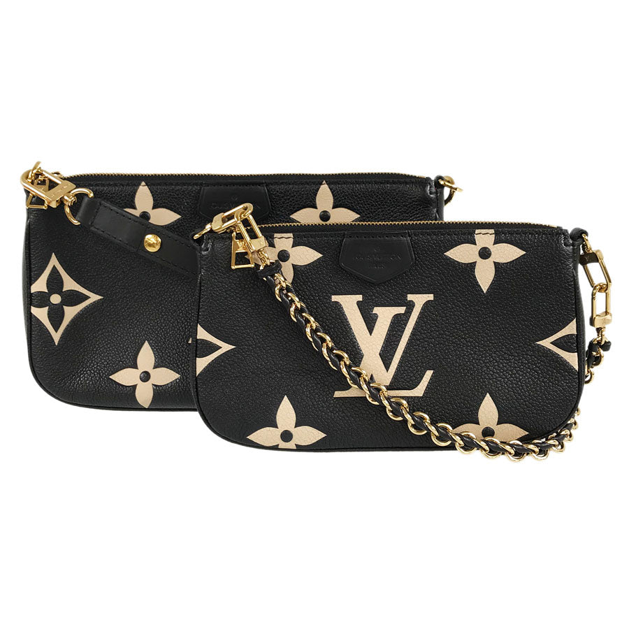 Brand New Authentic Louis Vuitton Multi Pochette Accessories Bag Bicolor  M45777