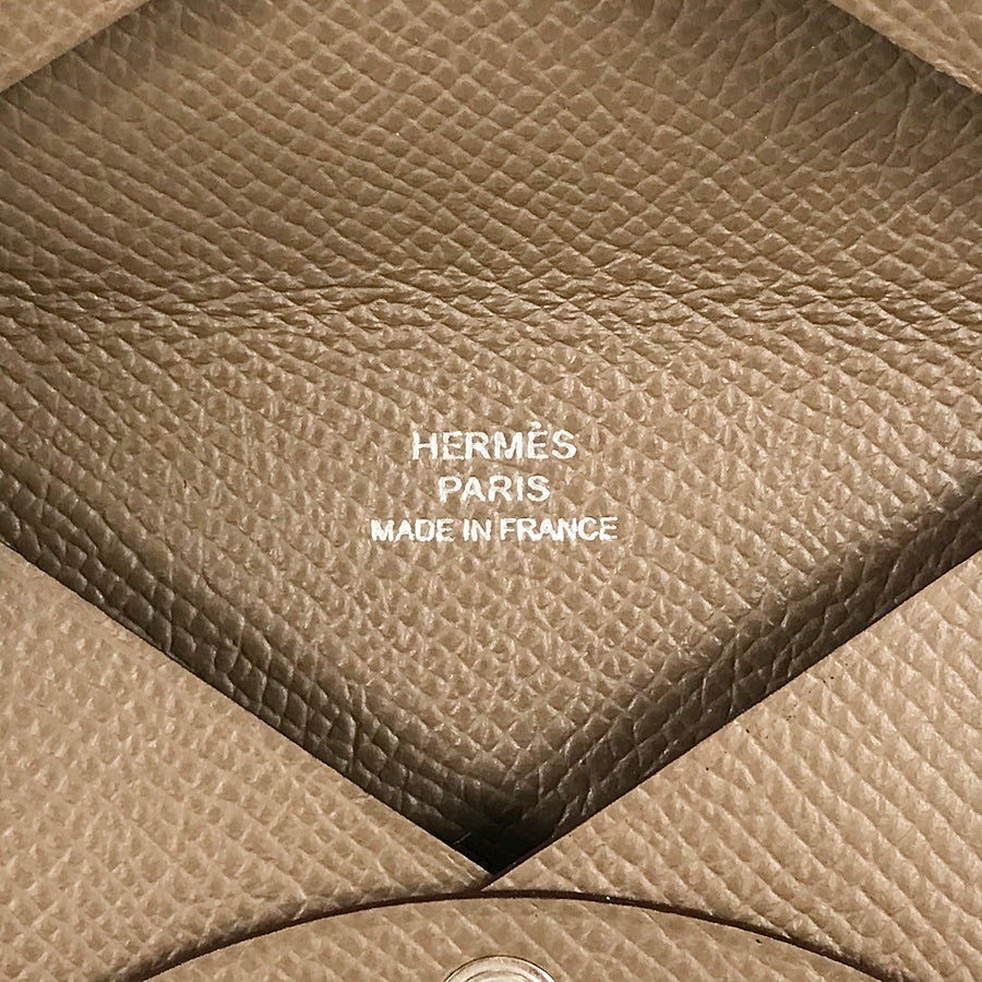 HERMES Z engraved 2021 Card Case Business card holder Card Case