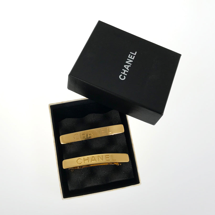 CHANEL vintage logo hair clip Valletta – kingram-japan