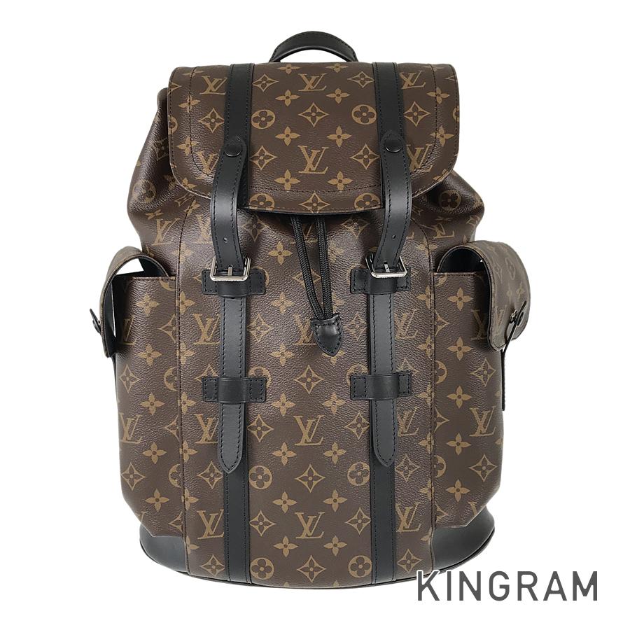 LOUIS VUITTON Monogram Macassar Christopher MM M43735 Backpack