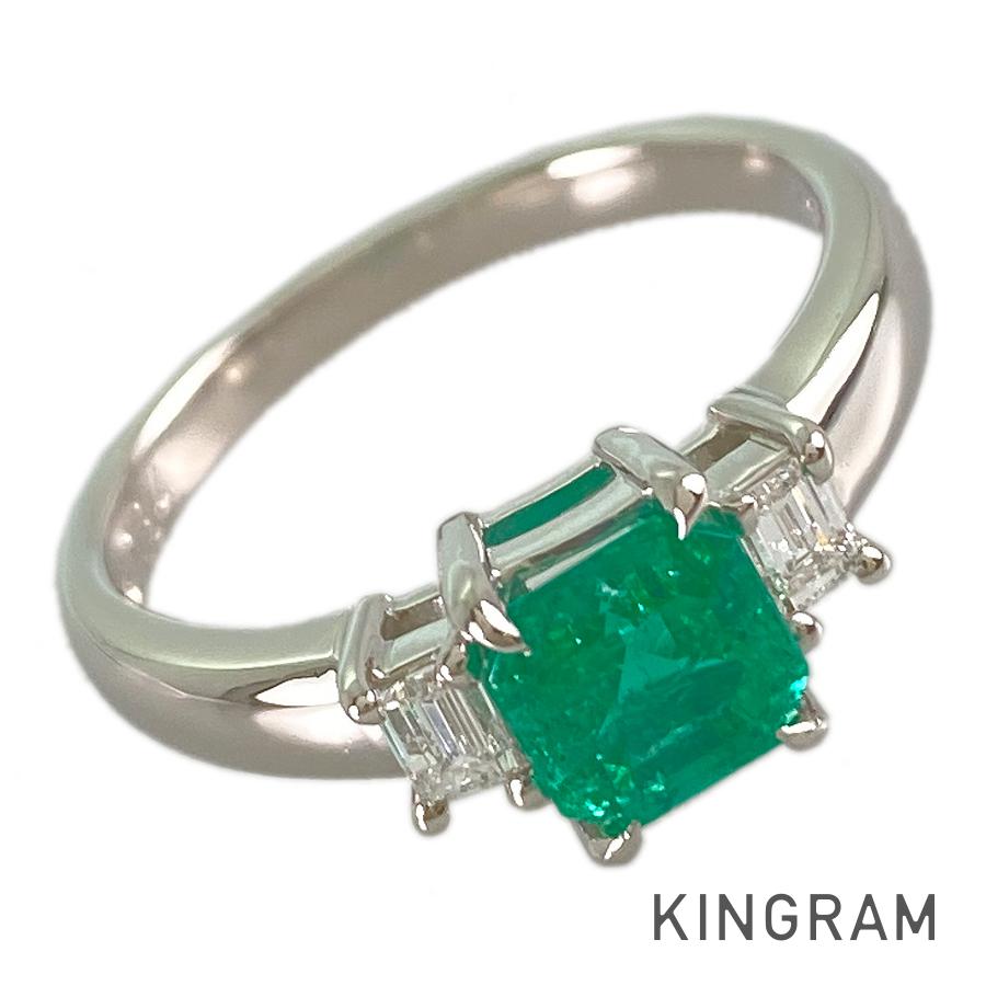 Ring Platinum Emerald Diamond – kingram-japan