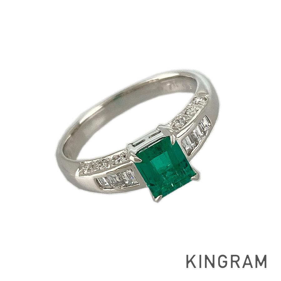 Ring Platinum Emerald Diamond – kingram-japan