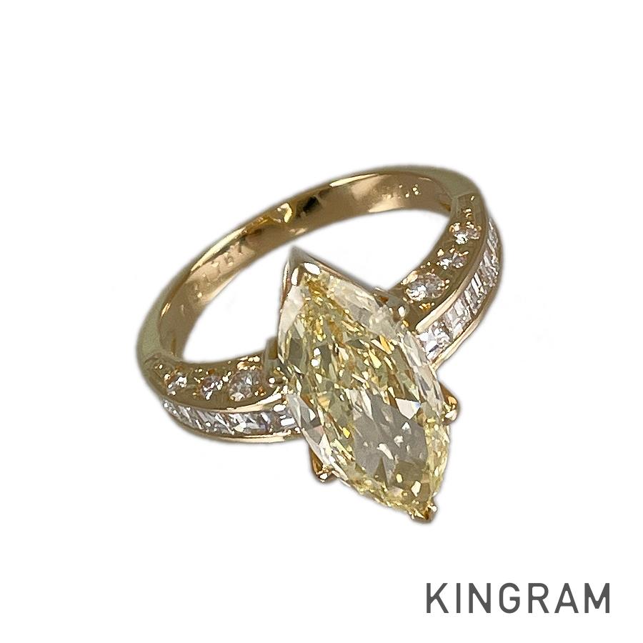 Ring Yellow gold Yellow Diamond Diamond – kingram-japan