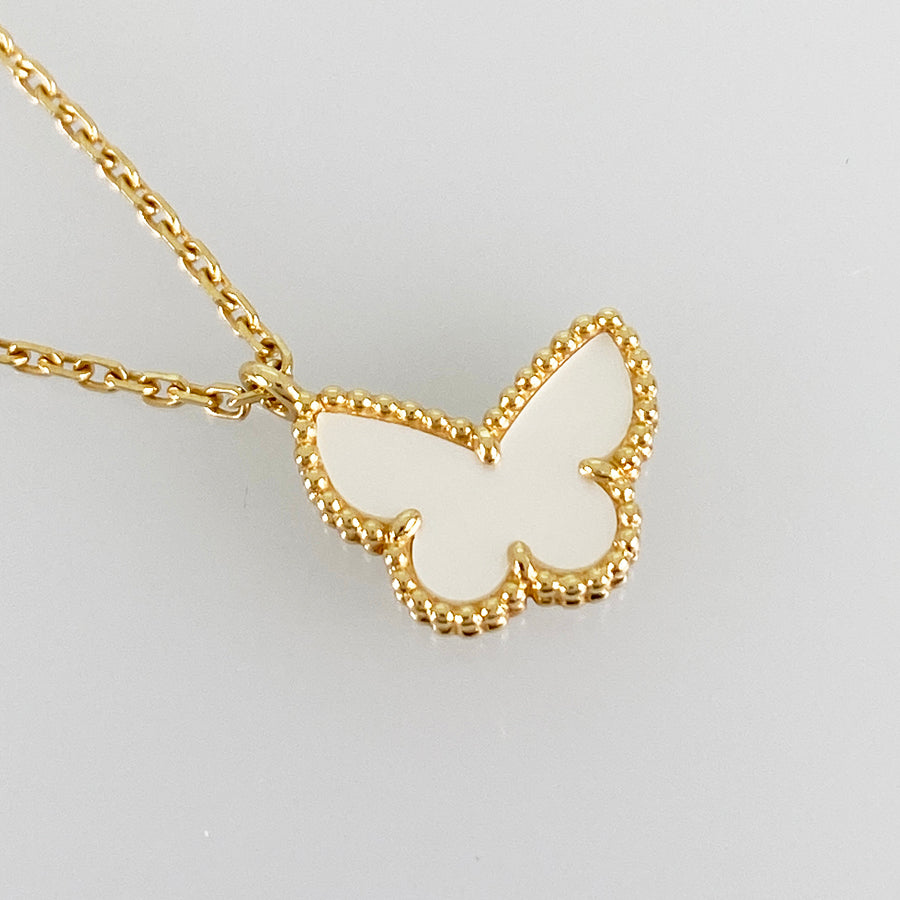 Van Cleef & Arpels Sweet Alhambra Papillon Necklace VCARF69300